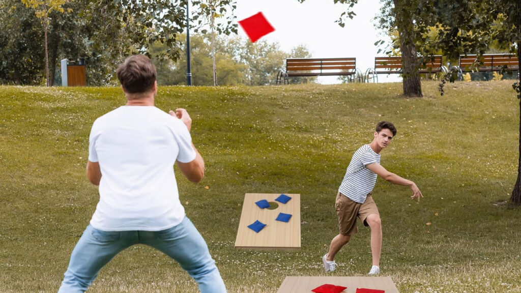 Portable Cornhole Set