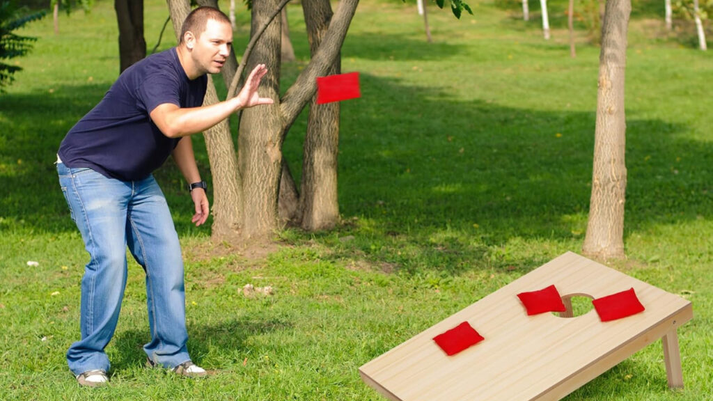 Portable Cornhole Set