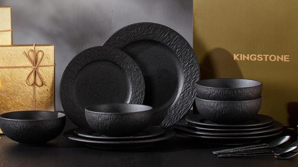 KINGSTONE Matte Marble Dinnerware