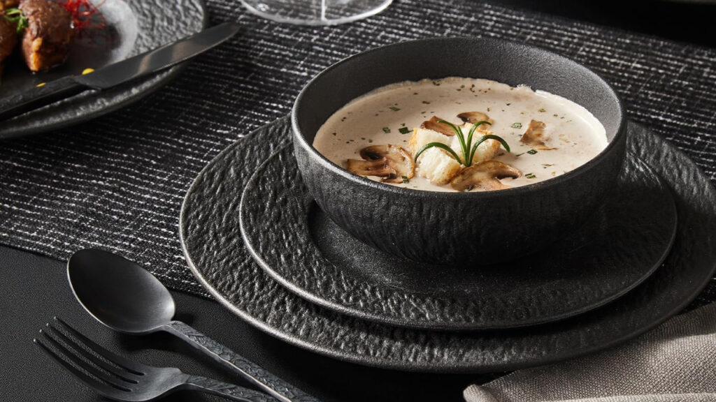 KINGSTONE Matte Marble Dinnerware