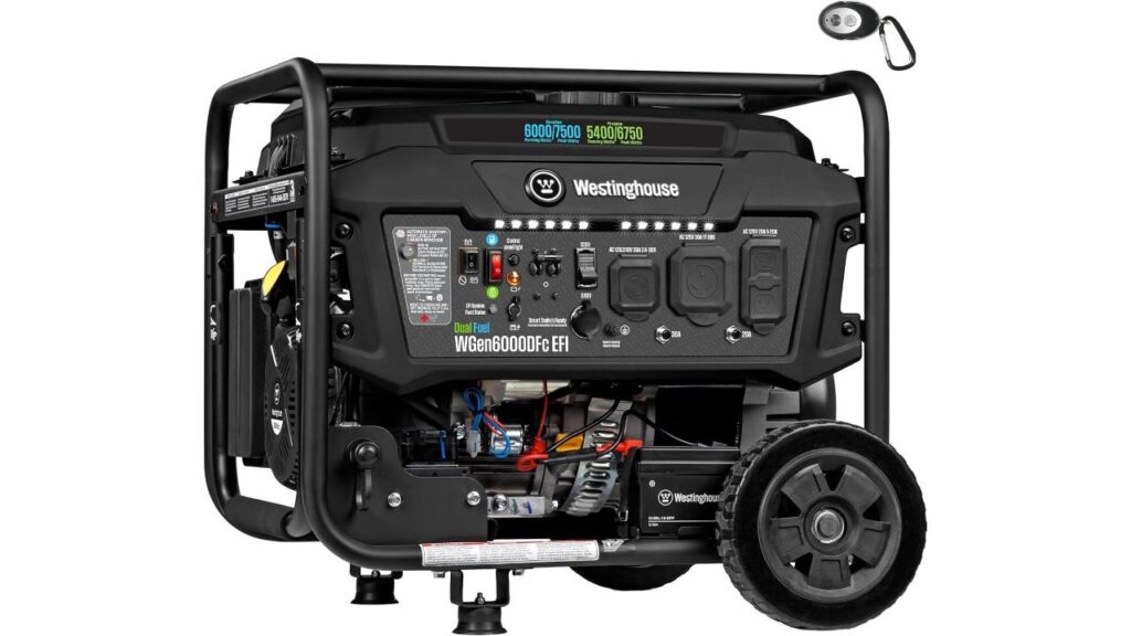 Westinghouse WGen6000DFc - Best Portable Generators