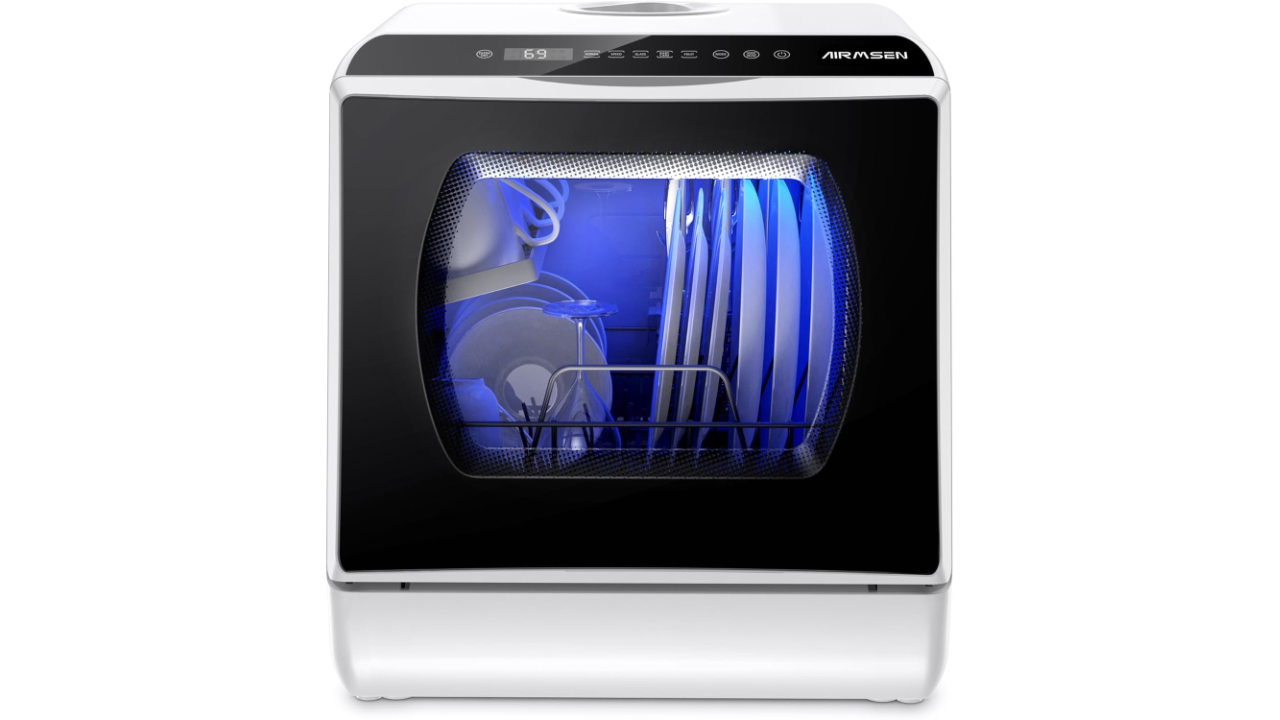 AIRMSEN Portable Dishwasher Review: Compact Performance