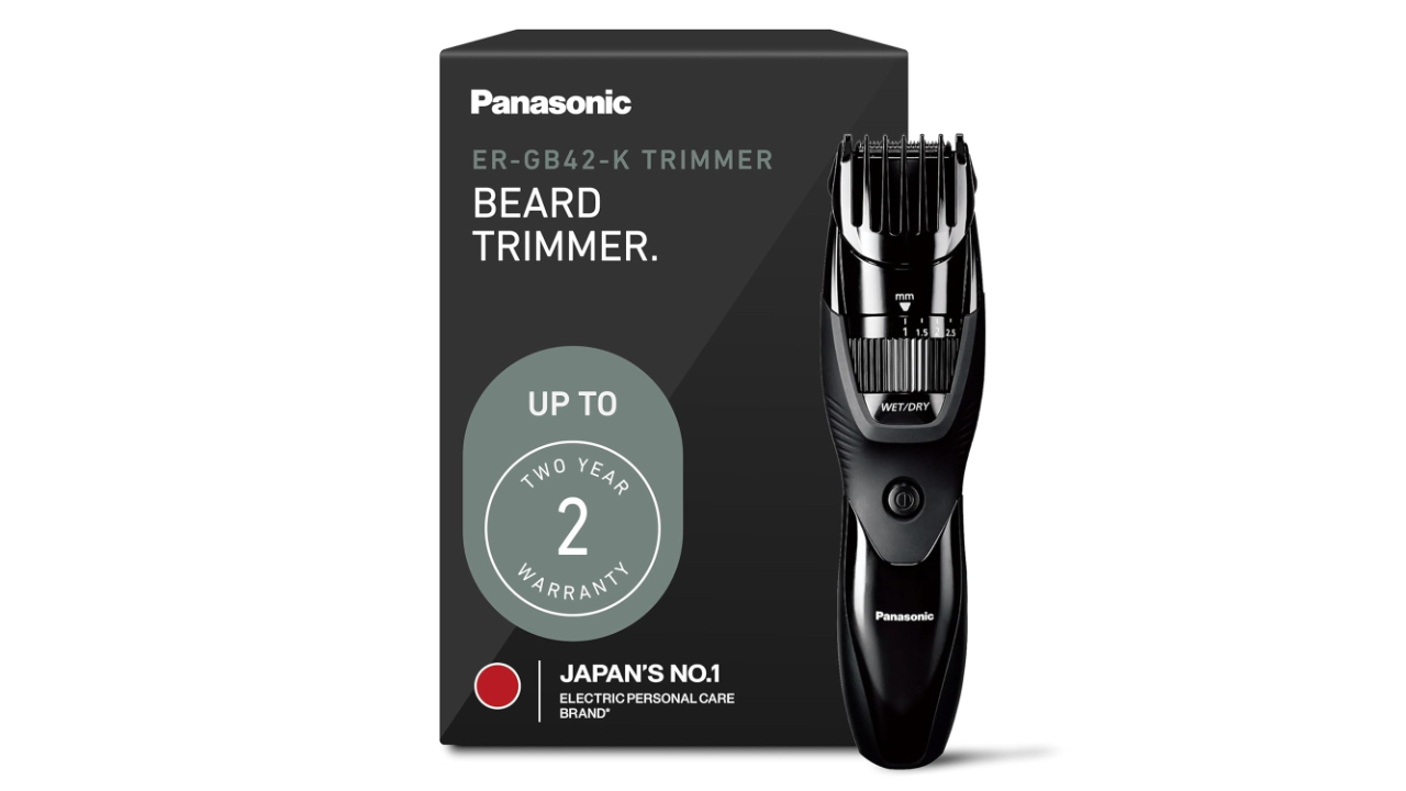 Panasonic Cordless Beard Trimmer ER GB42 K - Hero