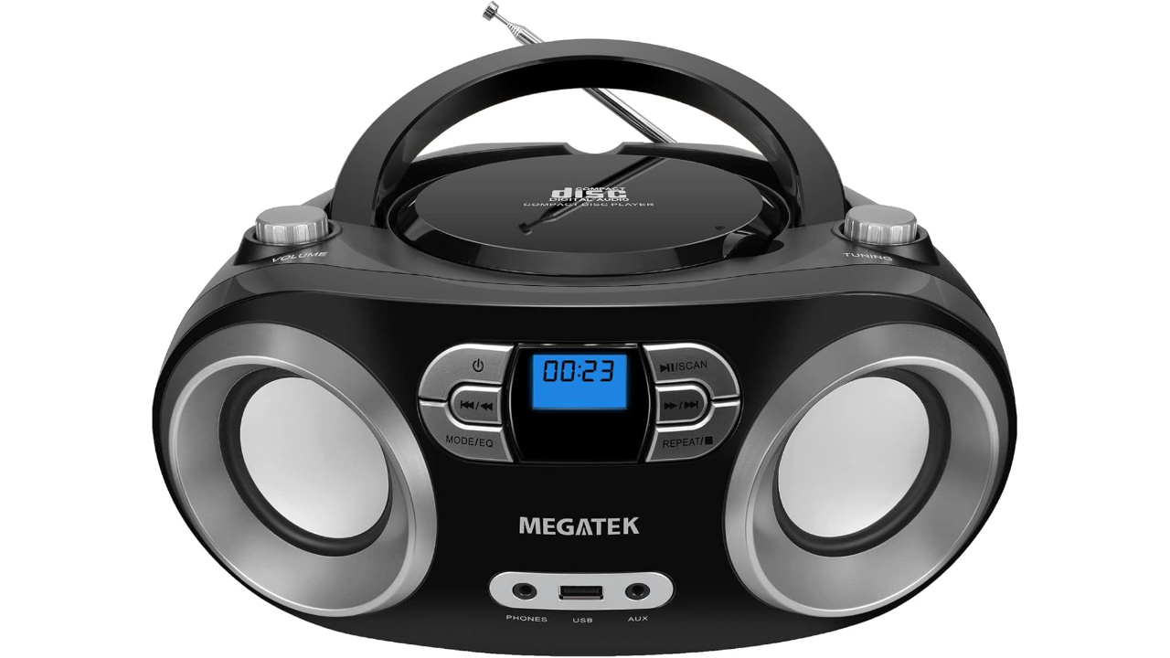 MEGATEK CB-M25BT Review: Compact CD Boombox