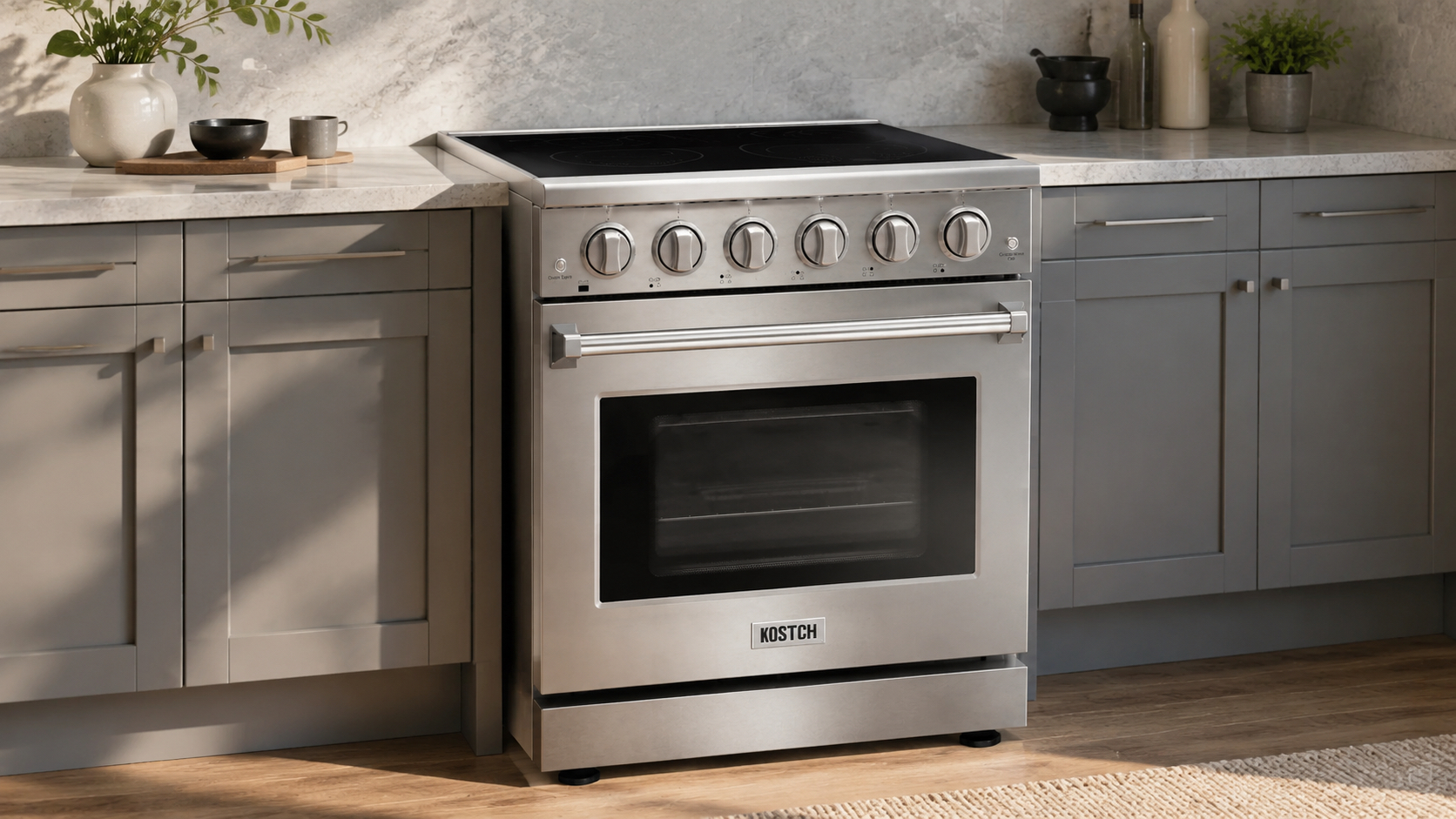 KOSTCH Electric Range Review: Five-Zone Cooking